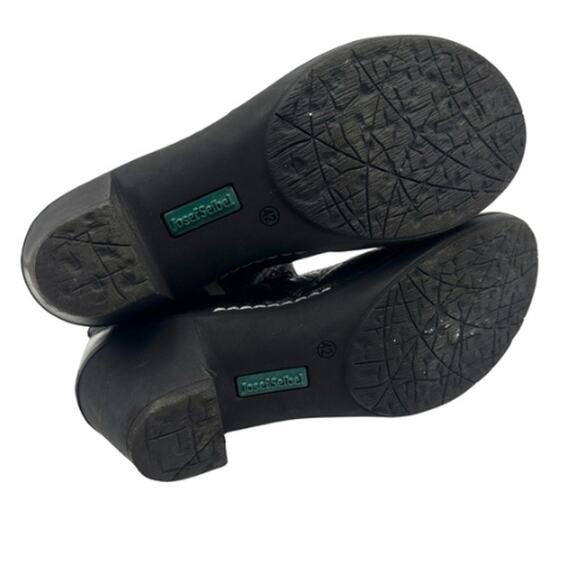 JOSEF SEIBEL women's black leather mid-calf boots - SIZE 11 - Picture 6 of 16